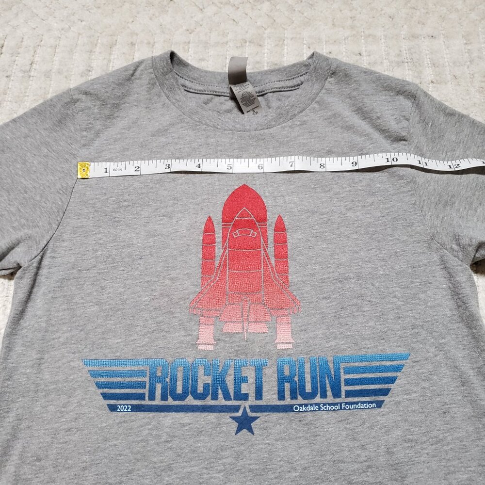 Rocket Run 2022 – Oakdale School Foundation T‑Shirt – Size Small - Picture 7 of 16